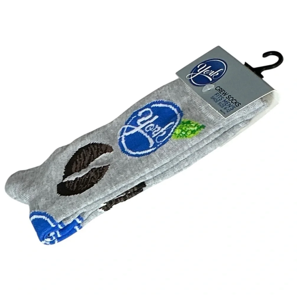 Peppermint Patty York Crew Socks Mens Novelty Funny Unisex OS Shoe Size 6-12
